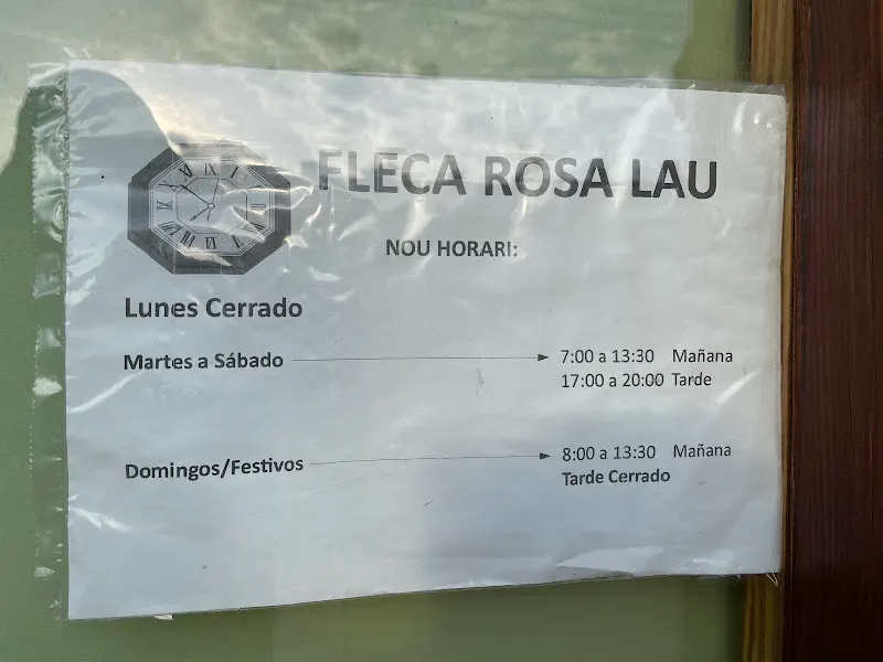 Fleca Rosa Lau - L'Escala