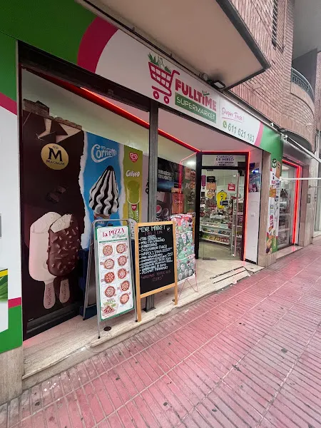 Minimarket Full Time en San Vicente del Raspeig. Tienda de alimentación latina, panadería, bebidas, snacks, 360 días del año