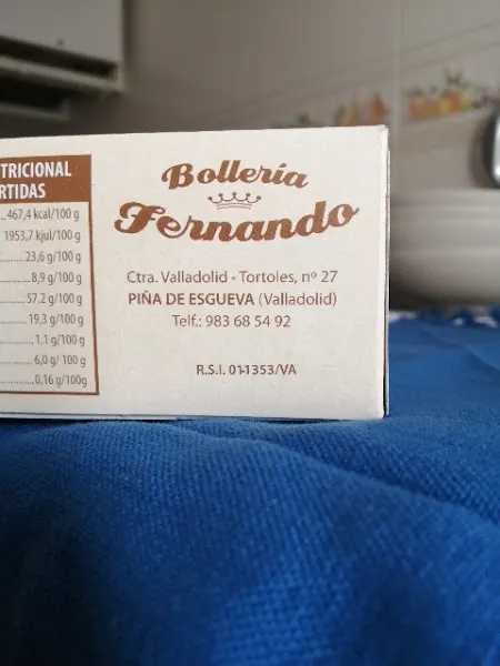 Panadería Fernando María Bastardo Pinacho - Pina de Esgueva